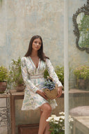 Ellie Mini Dress Forest Floral