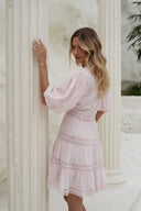 Lolana Mini Dress Light Pink