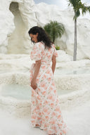 Gabriella Maxi Dress Peony Pop Orange