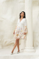 Freya Mini Dress Misty Garden