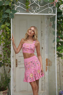 Penelope Top Pink w/ Embroidery