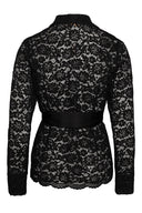 Elegant blazer laget i sort lace.