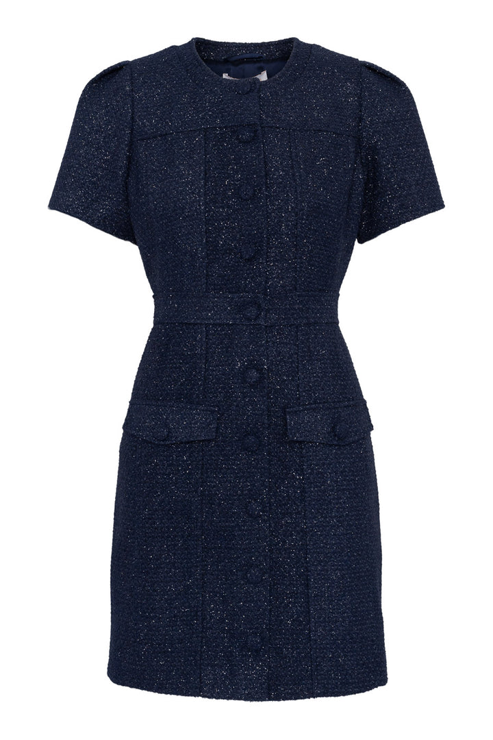 Stassie Mini Dress Dark Blue