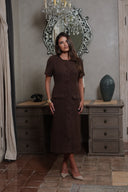 Stassie Midi Dress Esspresso