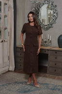 Stassie Midi Dress Esspresso