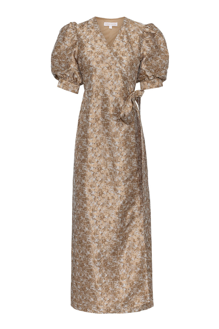 Teresa Maxi Dress Champagne Brown