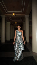 Fabiana Maxi Dress Green Flower