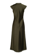 Zyla Midi Dress Khaki