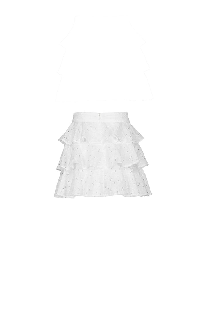 Angel Mini Skirt White