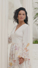 Freya Mini Dress Misty Garden