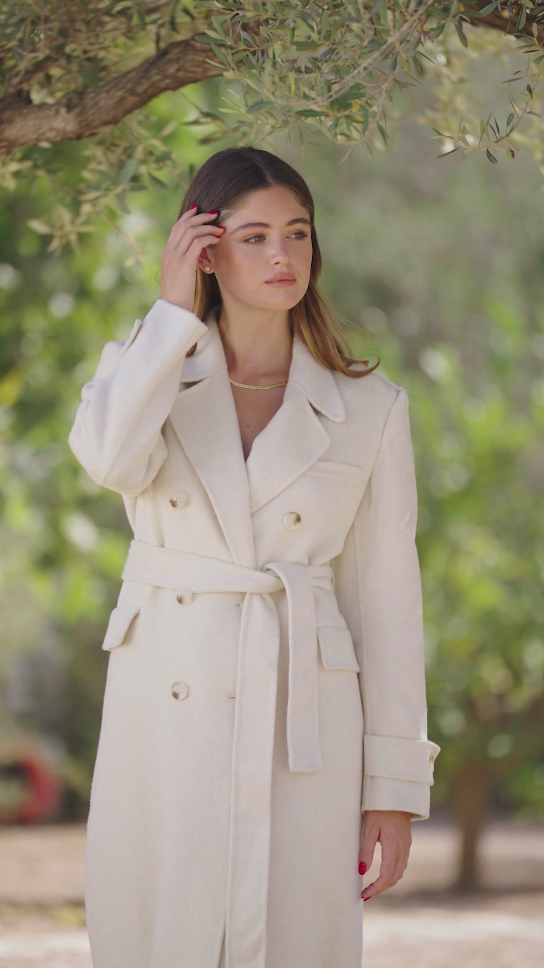 Amelia Coat Cream