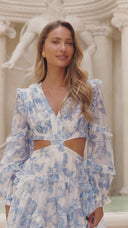 Kelly Mini Dress Bluebell Bliss