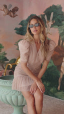 Jenna Mini Dress Rose Gold