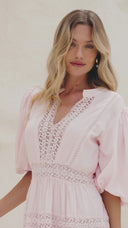 Lolana Mini Dress Light Pink