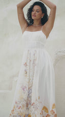 Bernadette Midi Dress Misty Garden