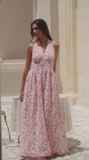 Evelyn Maxi Dress Blush Floral