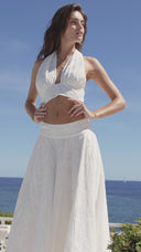 Ada Top White Emroidery