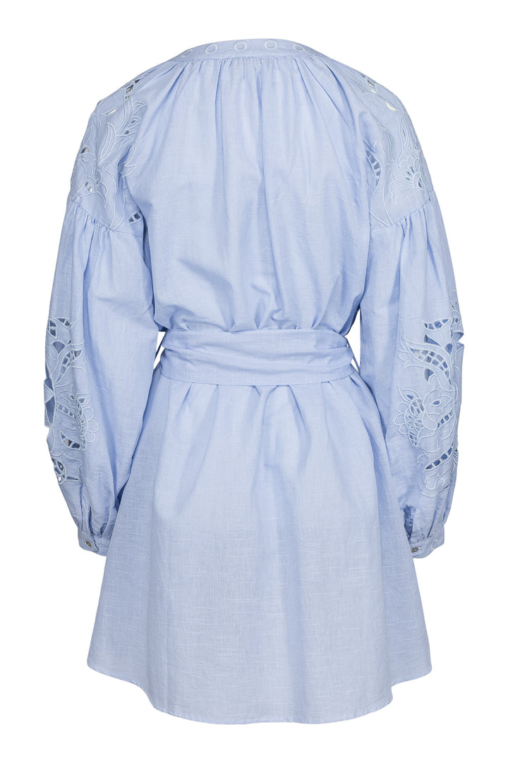 Delphine Mini Dress Light Blue