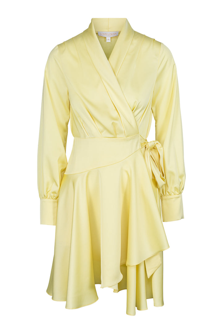 Iza Mini Dress Lemon