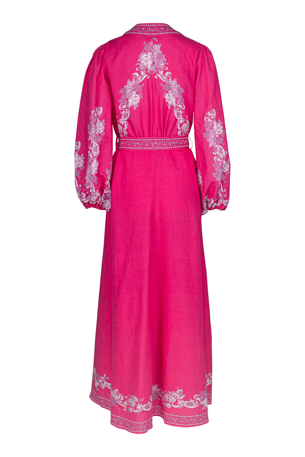 Simona Maxi Dress Pink Print