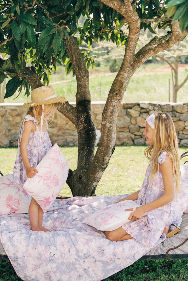 Farrow Picnic Blanket Lavender Garden