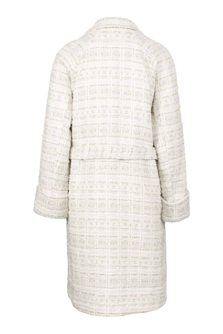 Marlow Coat White Boucle