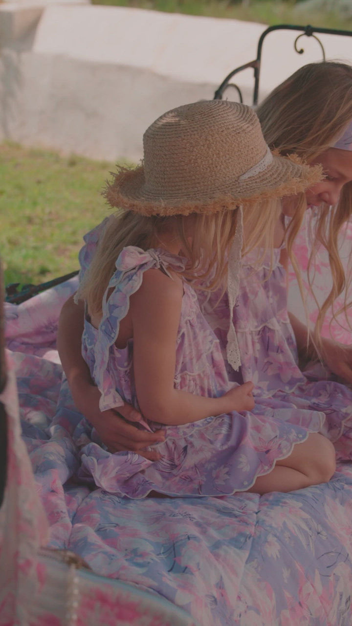 Farrow Picnic Blanket Lavender Garden